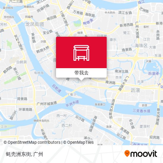 蚝壳洲东街地图