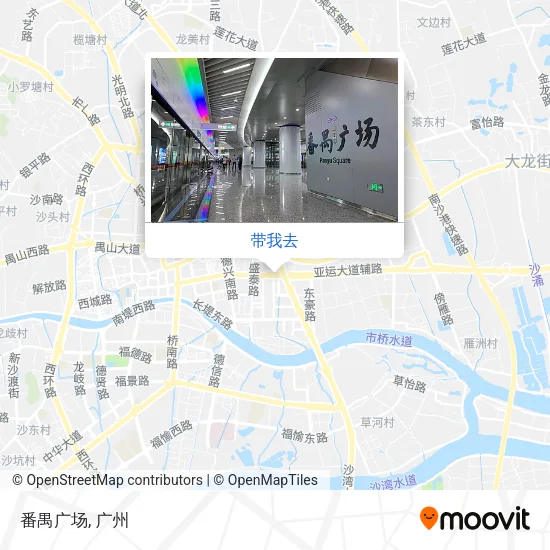 番禺广场地图