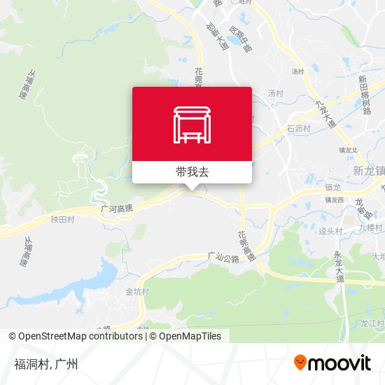 福洞村地图