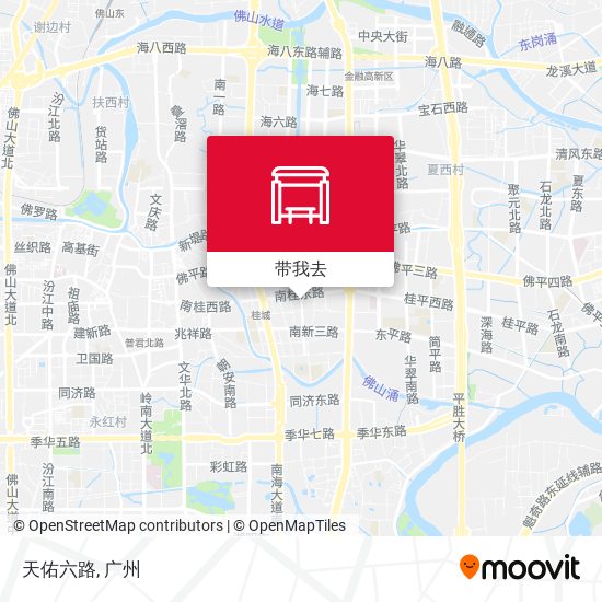 天佑六路地图