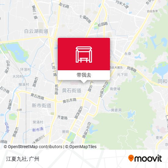 江夏九社地图