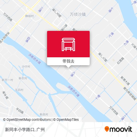 新同丰小学路口地图
