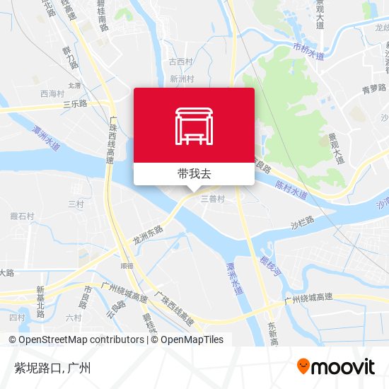 紫坭路口地图