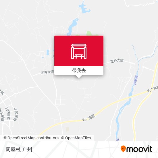 周屋村地图