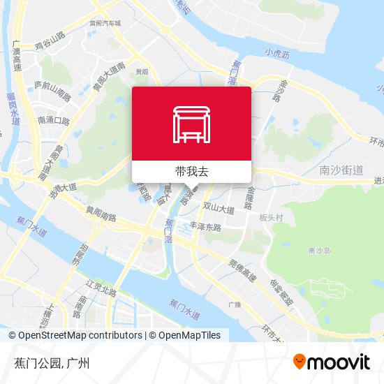 蕉门公园地图