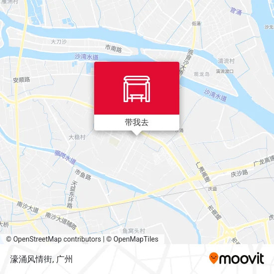 濠涌风情街地图