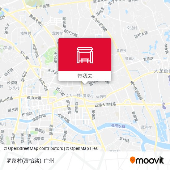 罗家村(富怡路)地图