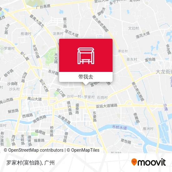 罗家村(富怡路)地图
