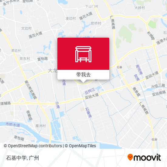 石基中学地图