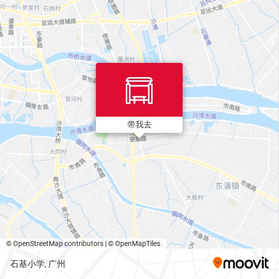石基小学地图