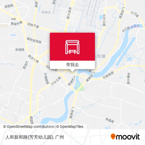 人和新和路(芳芳幼儿园)地图