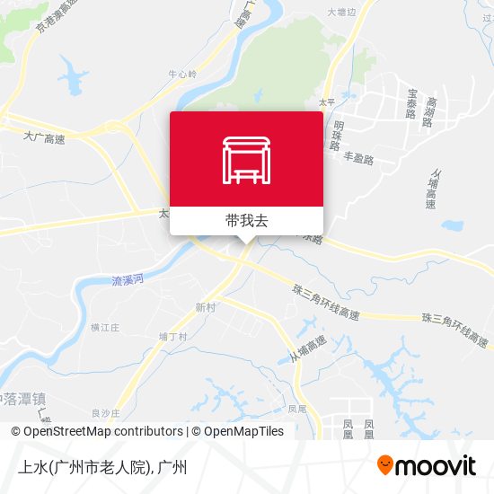 上水(广州市老人院)地图