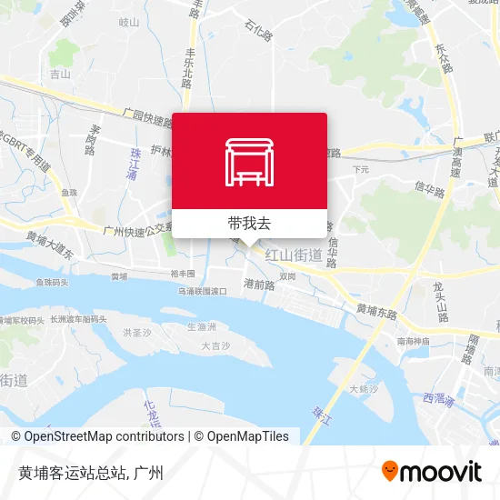 黄埔客运站总站地图
