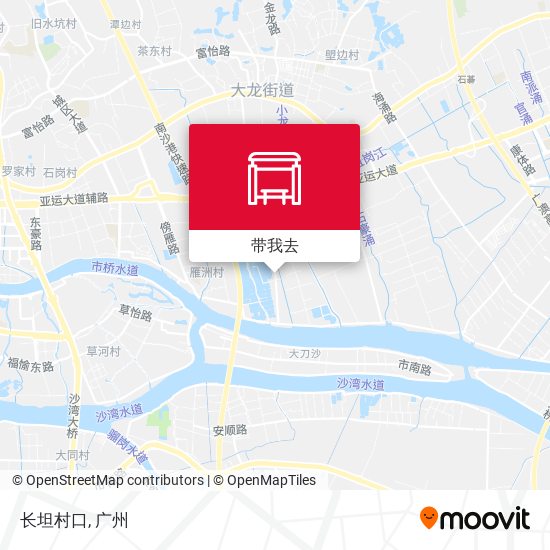 长坦村口地图