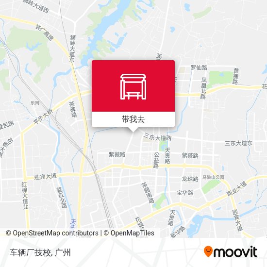 车辆厂技校地图