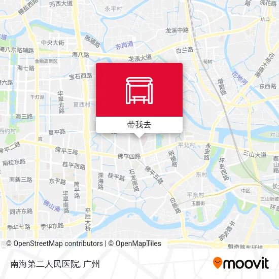 南海第二人民医院地图