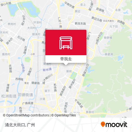 涌北大街口地图