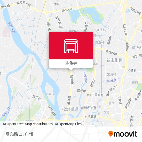 凰岗路口地图