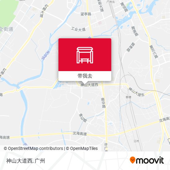 神山大道西地图