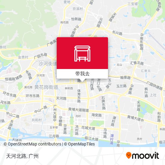天河北路地图