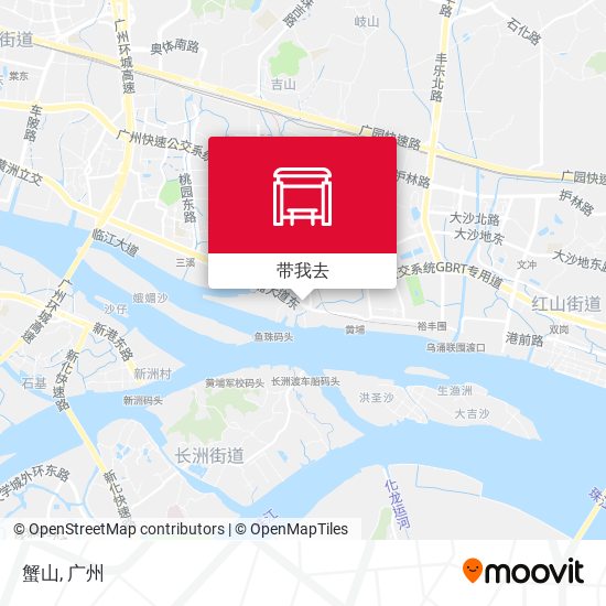 蟹山地图