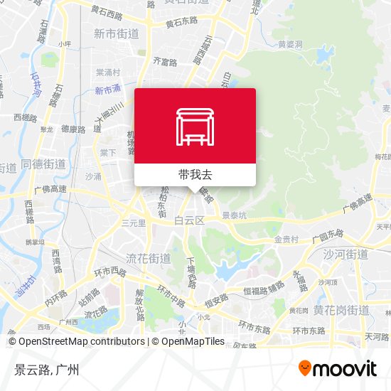 景云路地图