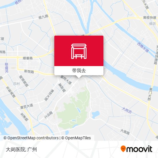 大岗医院地图