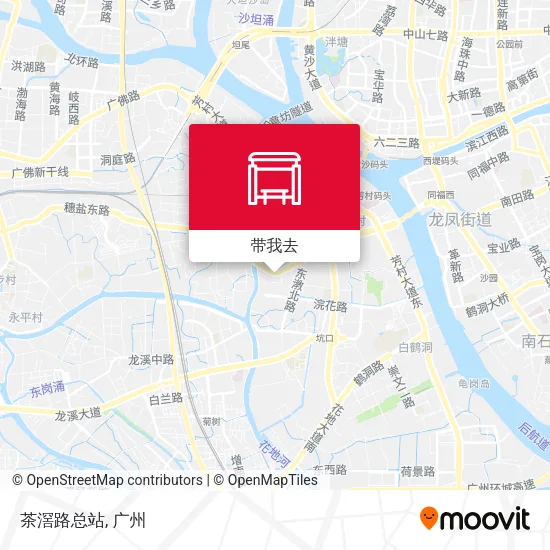 茶滘路总站地图