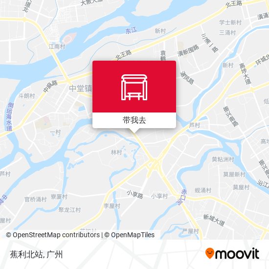蕉利北站地图