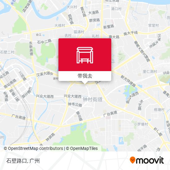 石壁路口地图