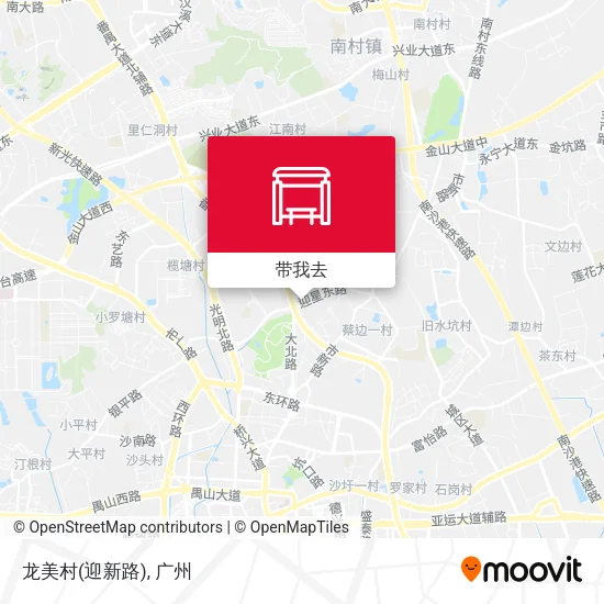 龙美村(迎新路)地图