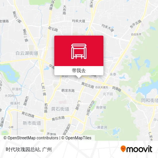 时代玫瑰园总站地图