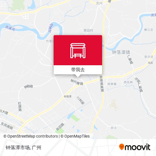 钟落潭市场地图