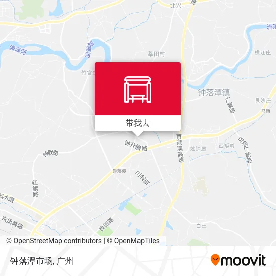 钟落潭市场地图