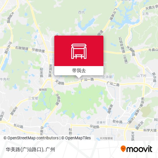 华美路(广汕路口)地图