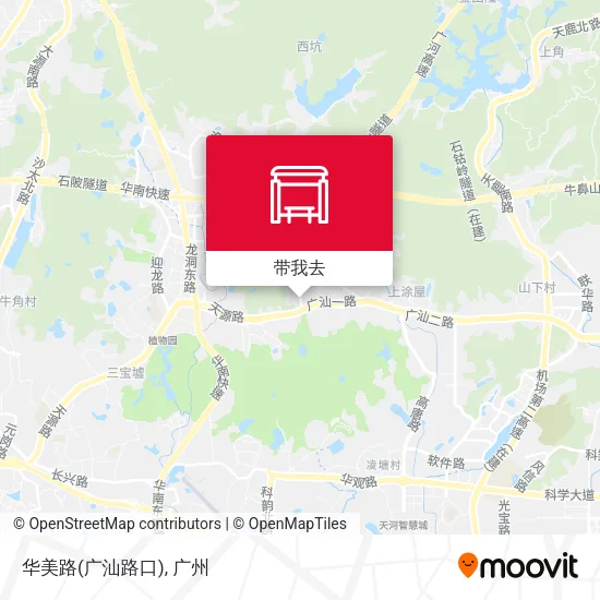 华美路(广汕路口)地图