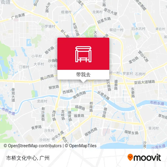 市桥文化中心地图