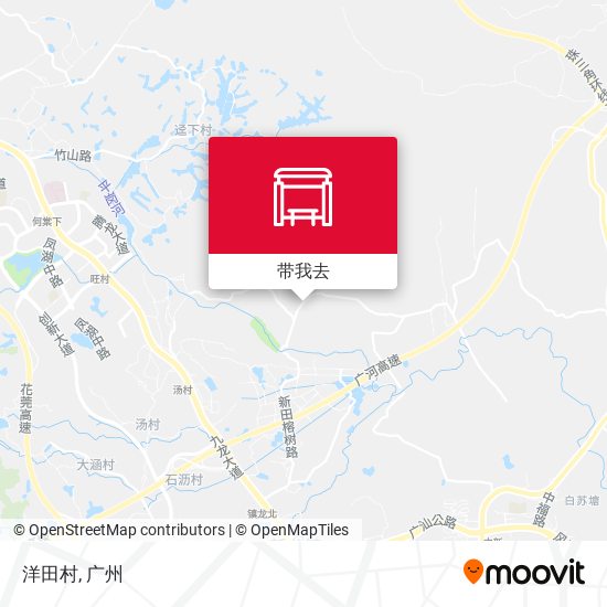 洋田村地图