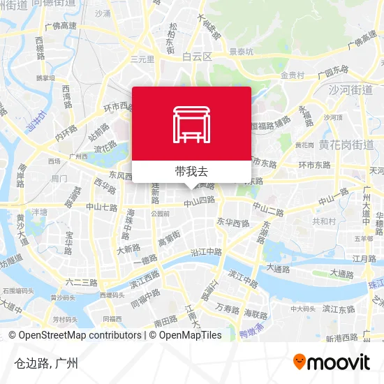 仓边路地图