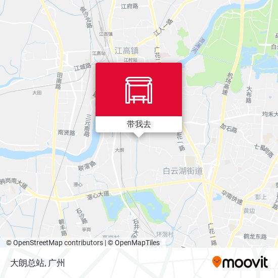 大朗总站地图
