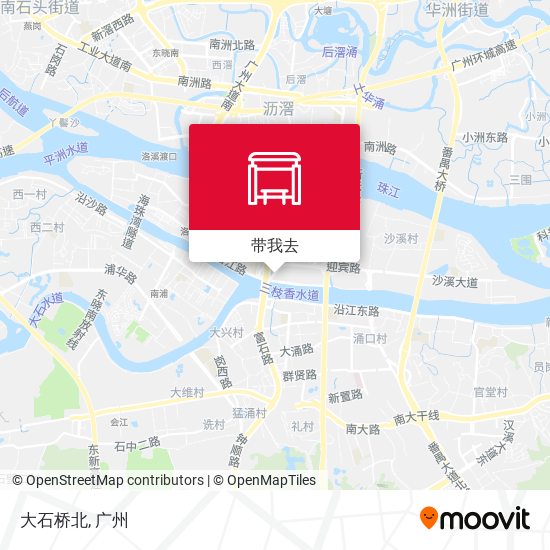 大石桥北地图