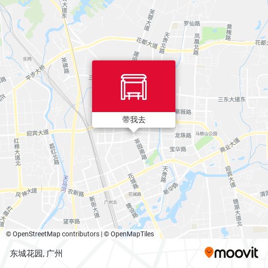 东城花园地图