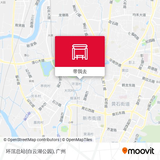 环滘总站(白云湖公园)地图