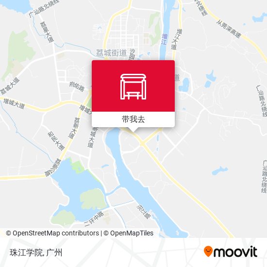 珠江学院地图