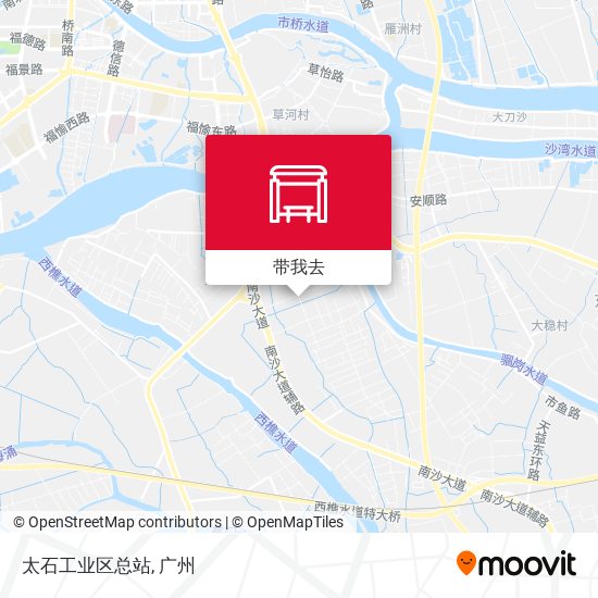 太石工业区总站地图