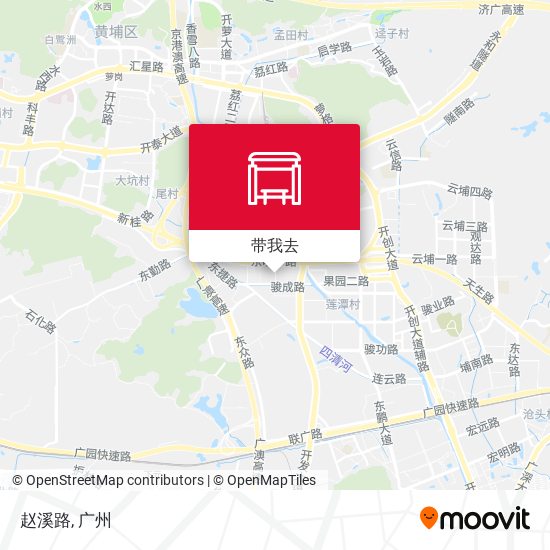 赵溪路地图