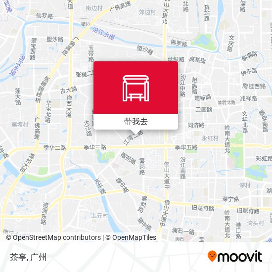 茶亭地图