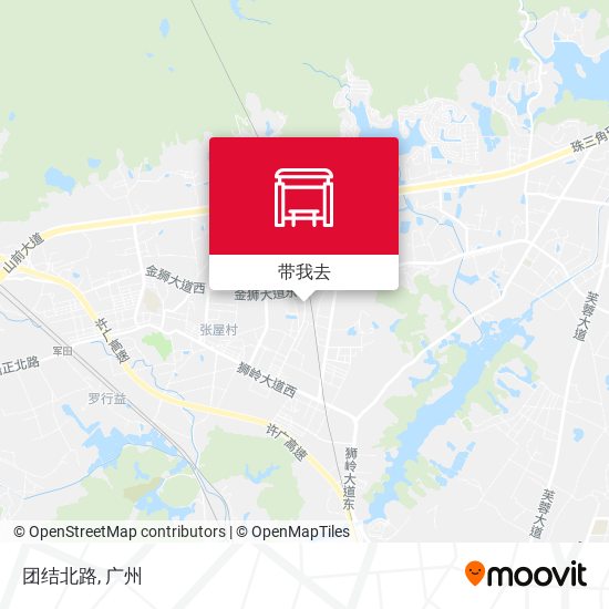 团结北路地图