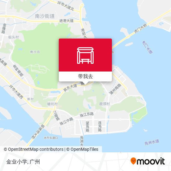 金业小学地图