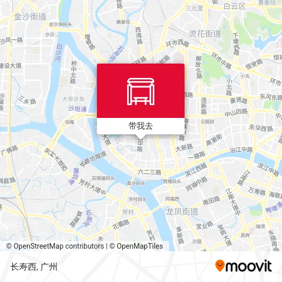 长寿西地图